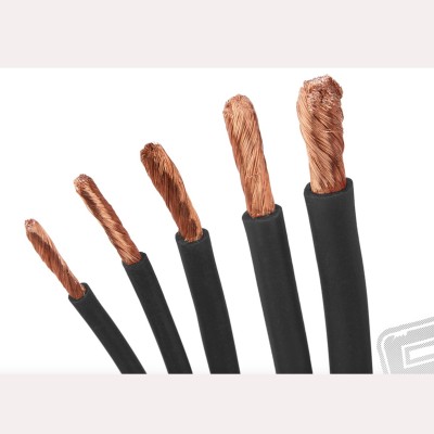 Silicone Cable 0.5mm2 1m BLACK