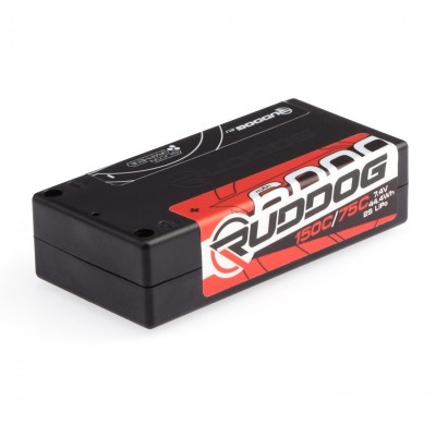 RUDDOG 6000mAh 150C/75C 7.4V Short Stick Pack LiPo Battery