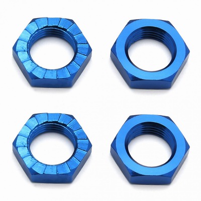 Wheel Nuts, 17 mm, blue