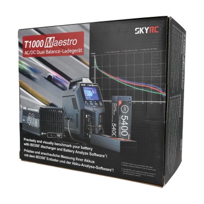 SkyRC T1000 LiPo 1-6s 20A 450W AC Charger