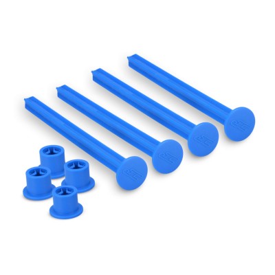 Jconcepts 1/8th off-road tire stick - holds 4 mounted tires (blue) - 4pc