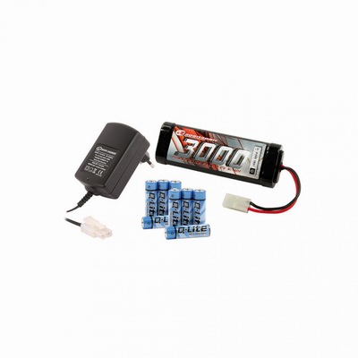 Elektro Starter Kit (Peakcharger, Stickpack, Senderbatterie)