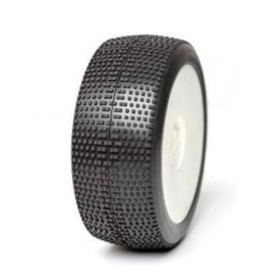 AKA P1 1/8 Buggy Tires (Pre-Mounted)(Soft - Long Wear)(2)