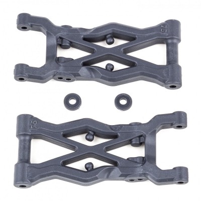 Team Associated B6.2 Rear Suspension Arms, 75mm, hard