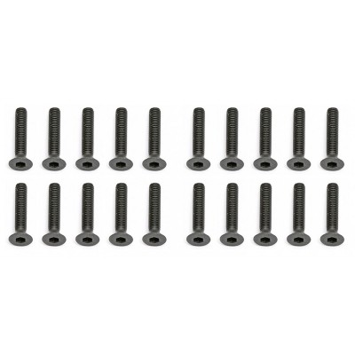 Team Associated Screws, 3x16 mm FHCS