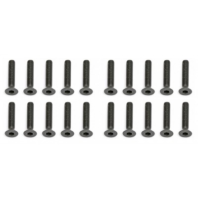 Team Associated Screws, 3x16 mm FHCS