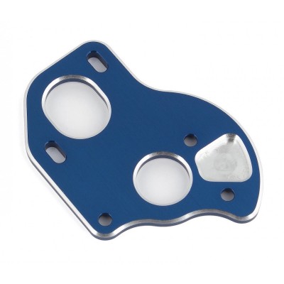 Team Associated B6.1 Laydown Motor Plate, blue aluminum