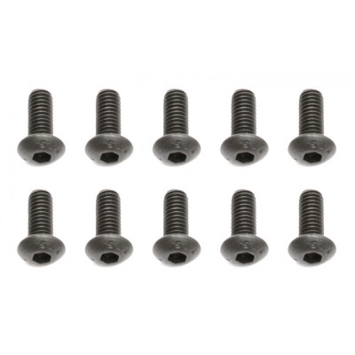 Team Associated Screws, 4x10 mm BHCS