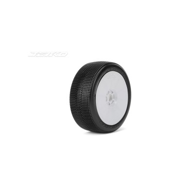Jetko Lesnar Soft 1:8 Buggy Pre-glued on White Rims (2)