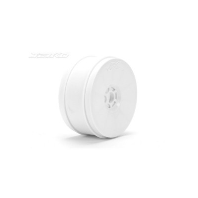 Jetko 1:8 Buggy Wheel White (1) Bulk