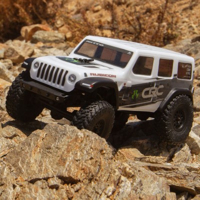 Axial 1/24 SCX24 19 Jeep Wrangler JLU CRC 4WD Rock Crawler RTR, White