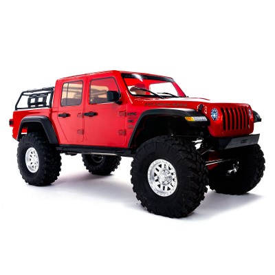 Axial 1/10 SCX10 III Jeep JT Gladiator Rock Crawler with Portals RTR, Red