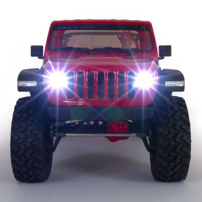 Axial 1/10 SCX10 III Jeep JT Gladiator Rock Crawler with Portals RTR, Red