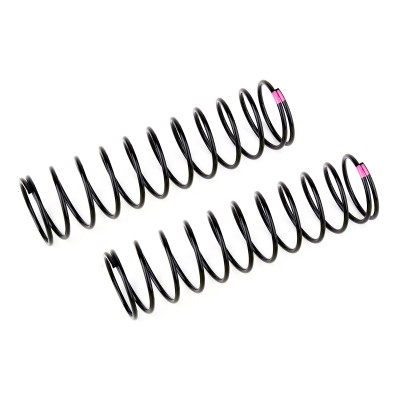 Rear Springs V2, pink, 3.7 lb/in, L86, 12.00T, 1.6D