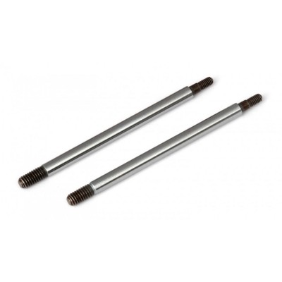 Team Associated RC8T3 FT Chrome Shock Shafts, 3.5x33.5 mm