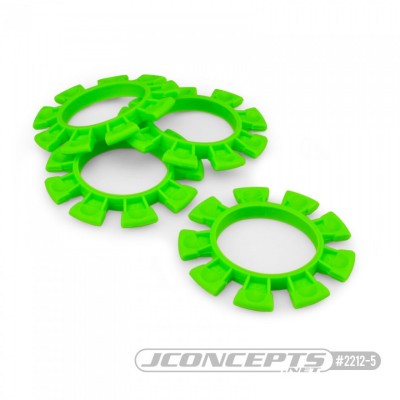 JConcepts Satellite tire gluing rubber bands green fits 1/10th, 1/8th buggy