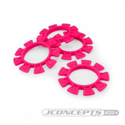 JConcepts Satellite tire gluing rubber bands pink fits 1/10th, 1/8th buggy