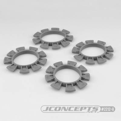 Jconcepts Satellite tire gluing rubber bands gray fits 1/10th,  1/8th buggy