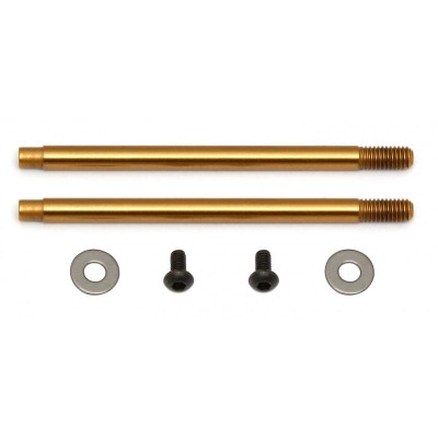 Team Associated 3x27.5 mm Shock Shafts (V2), TiN