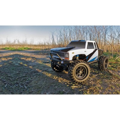 Team Associated CR12 Tioga Trail Truck RTR, white and blue
