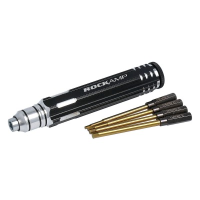 Rockamp Multi Hex Wrench 4in1 HSS Titan plated