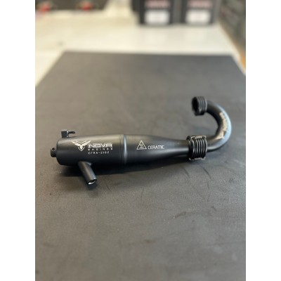Nova Off Road black Ceramic Exhaust with Manifold Efra 2182 55mm