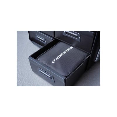 Koswork 260x230x95mm Hard Frame Motor/ESC/Servo/Receiver Bag (w/foam)