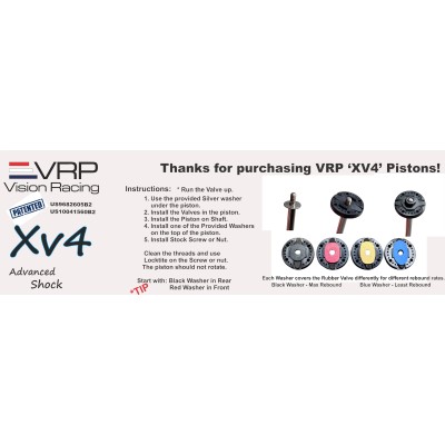 VRP 8th ‘XV4’ 5Hole 1.5Pistons (all cars ) Rear