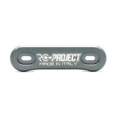 RC-Project One Piece Wing Button in Ergal 7075 T6 Grey