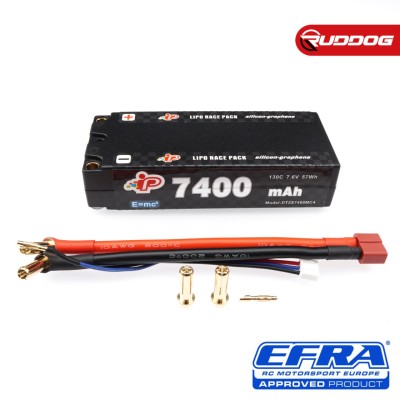 Intellect MC4 7400mAh 120C 7.6V Graphene 113mm Mid-Shorty Pack LiHV