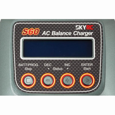 S60 AC LiPo 2-4s 5A 60W Discharger 2A 10W