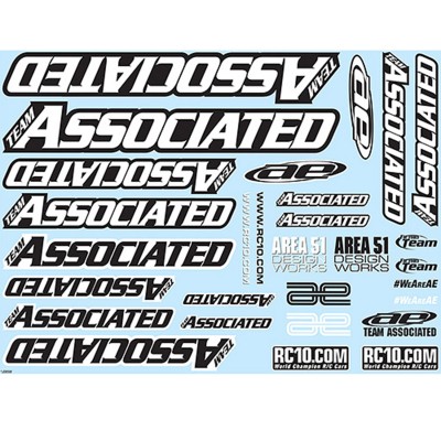 Team Associated Decal Sheet