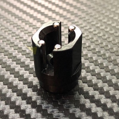 Fast Race Aluminum Central barbed Cups per Associated & Mugen