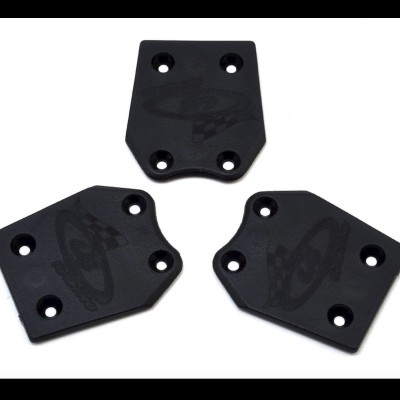 DE Racing MBX8 XD Extreme Duty Rear Skid Plates (3)