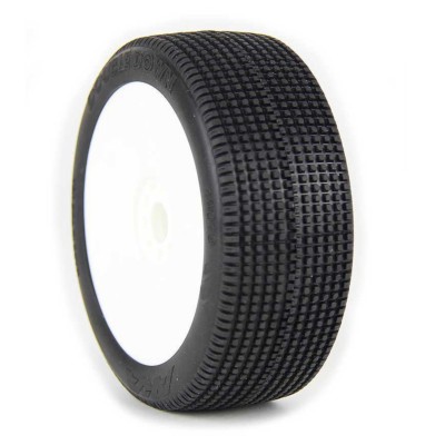 AKA DoubleDown 1/8 Buggy Tires (Pre-Mounted)(Medium - Long Wear)(2)